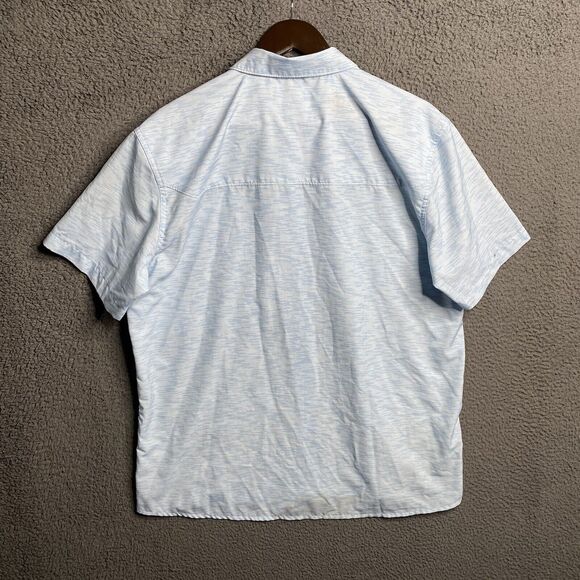 Mens Simms Button Up Fishing Short Sleeve Shirt Lightweight Large - Picture 11 of 16